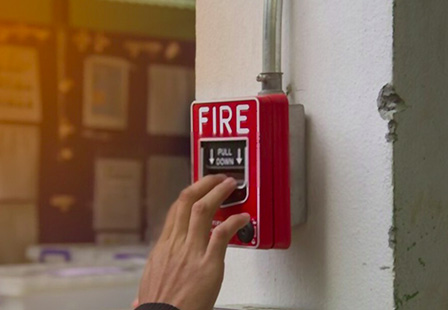 Estación manual de incendio 