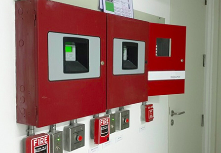 Panel alarma contra incendio