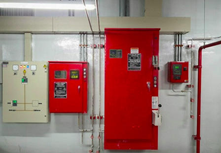 Panel alarma contra incendio